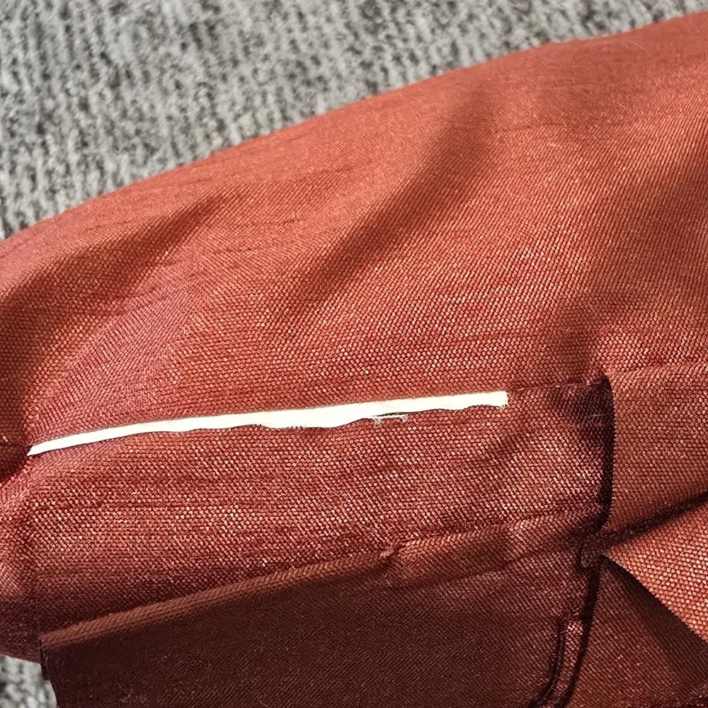Rectangle‎ Pleated Ruffle Throw Pillow Unknown Maker